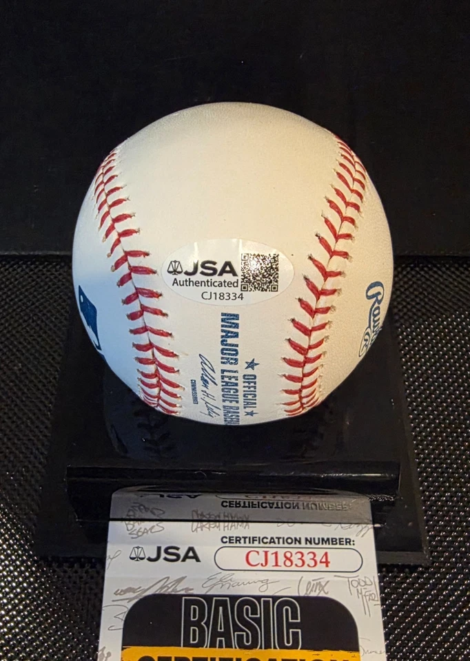 Frank Viola Minnesota Twins Firmado Autografiado ROMLB Béisbol Certificado de Autenticidad JSA "88 AL CY" Foto 2 de 3
