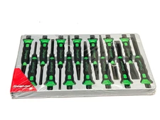 Snap On Tools NEW PPCSGL714G 14pc Green Soft Grip Long Punch & Chisel Set Spain