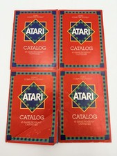 Lot of 4 Vintage Atari 2600 Video Computer System Catalogs 45 49 Games Manuals