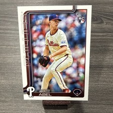 2025 Topps Update MICK ABEL #US127 Philadelphia Phillies Rookie RC