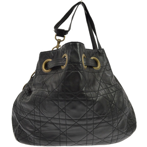 Best09 Christian Dior Quilted Cannage Drawstring Tote Bag 96-MA-0037  NW00590