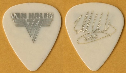 Eddie Van Halen 1986 5150 concert tour vintage collectible stage Guitar Pick