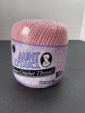 Aunt Lydia's Classic 10 Crochet Thread Orchid Pink 100 Cotton