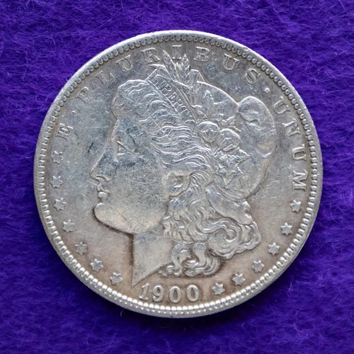 New Listing1900 P Morgan Silver Dollar 90% Silver VF Very Fine