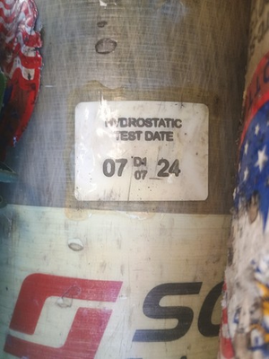 #ad 6.8l Carbon Fiber 5500PSI 45 Min SCBA Bottle With Firefighter Quick Snap Valve $160.00