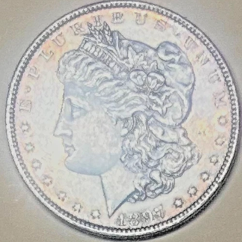 1897 P Morgan, BU, very nice, good luster, Sigma tested genuine, free shipping!