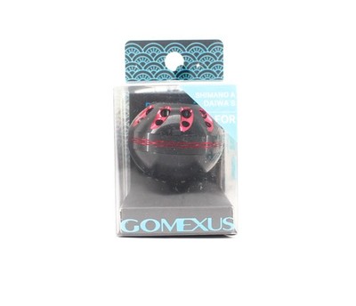 Gomexus A38BKBKRD-G Knob Aluminium Black Red 38mm Shimano A, Daiwa S (1403)
