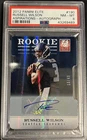 2012 PANINI ELITE RUSSELL WILSON ASPIRATIONS AUTO 13/49 #190 PSA 8