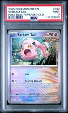 2025 POKEMON PRE EN-PRISMATIC EVOLUTIONS #042 SCREAM TAIL PSA 9