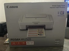 Canon Pixma MG2520 All-in-One Printer White Used Great Condition