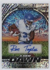 2025 Leaf Football Nation A New Dawn Silver Sparkle /15 Roc Taylor Auto 0u66