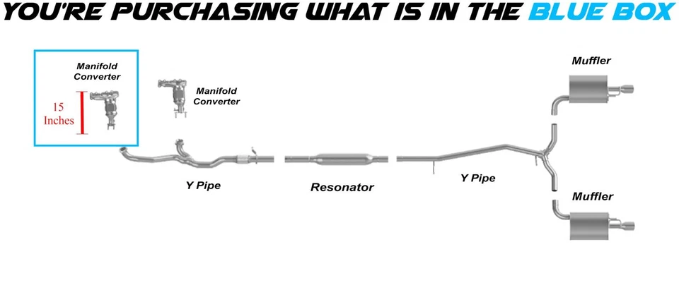 Convertidor de colector aprobado por la EPA se adapta a: 2013-020 MKZ MKX MKT MKS Continental 3,7 L Foto 3 de 4