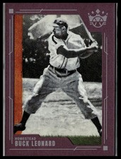 2022 Panini Diamond Kings #139 Buck Leonard Framed Plum