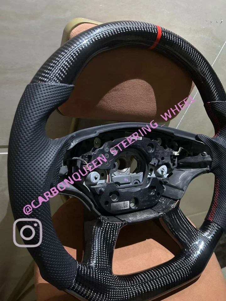  Volante fibra carbono mercedes benz w221/s65 amg/cl550/cl63/s63 07-10ys Foto 3 de 3