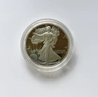 1990-S Silver American Silver PROOF w/ Box & COA - PRISTINE - FREE SHIP!