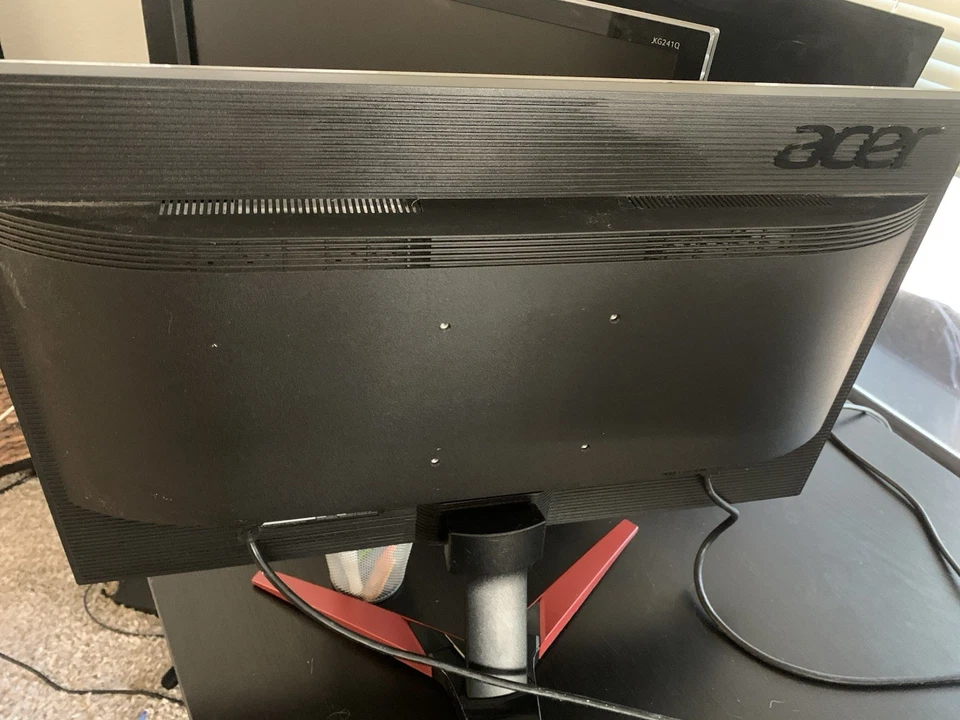 Acer Monitor 23.6" with red Stand. Excellent Shape! Original Price was $329.00. - Image 4 of 4