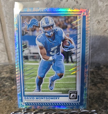 2025 Panini Donruss Optic Prizm Rocket Emoji David Montgomery #117 Detroit Lions