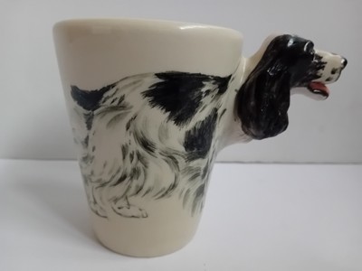 Neu Blue Witch English Cocker Spaniel 3D Keramik Hund Becher KOSTENLOSER VERSAND