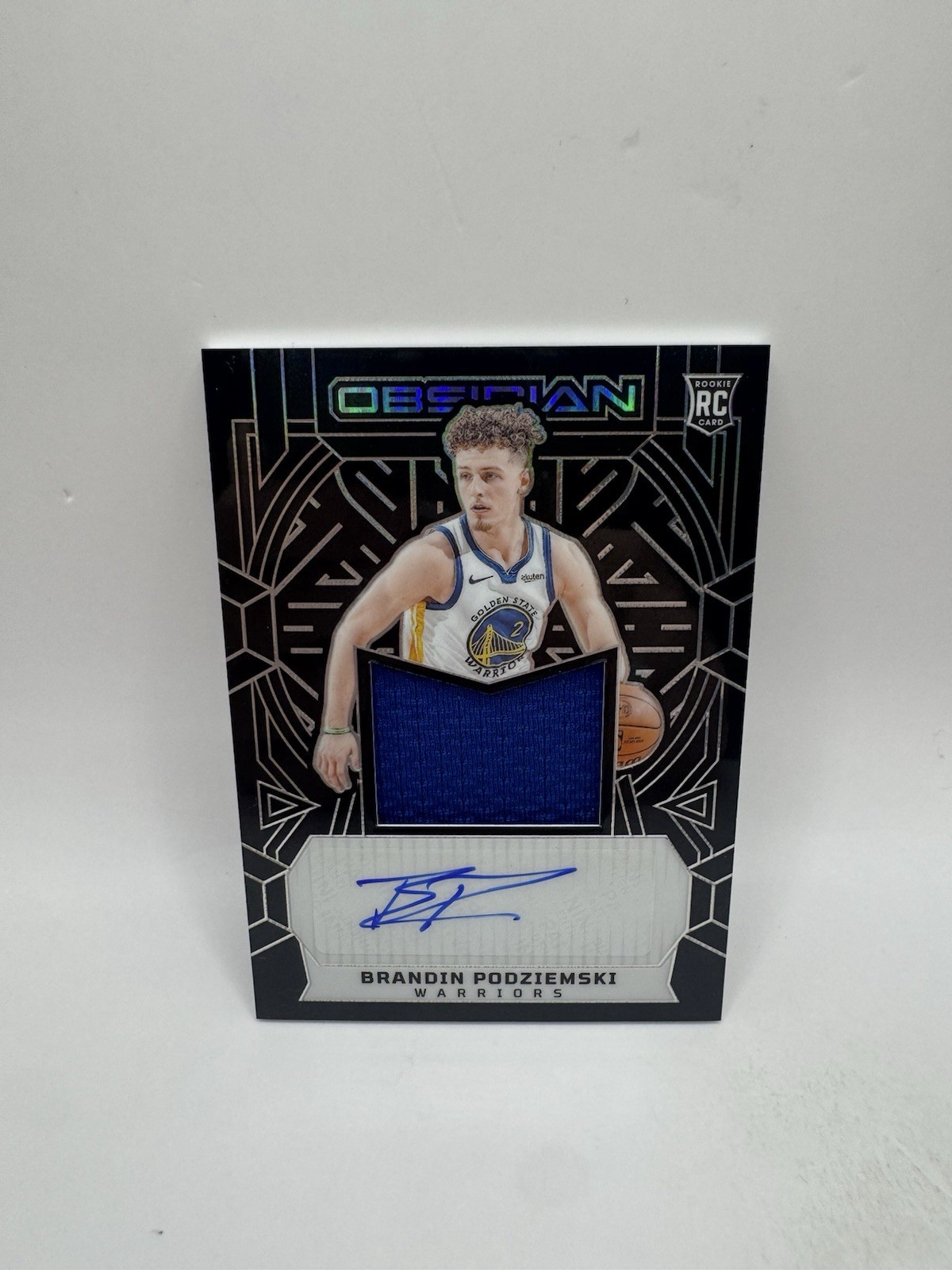 2023-24 Panini Obsidian - Brandin Podziemski #223 RPA RC Patch Auto /99