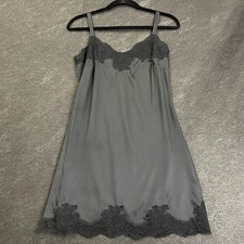 DOLCE AND GABBANA Silk Slip Dress Women's Size US XS Black