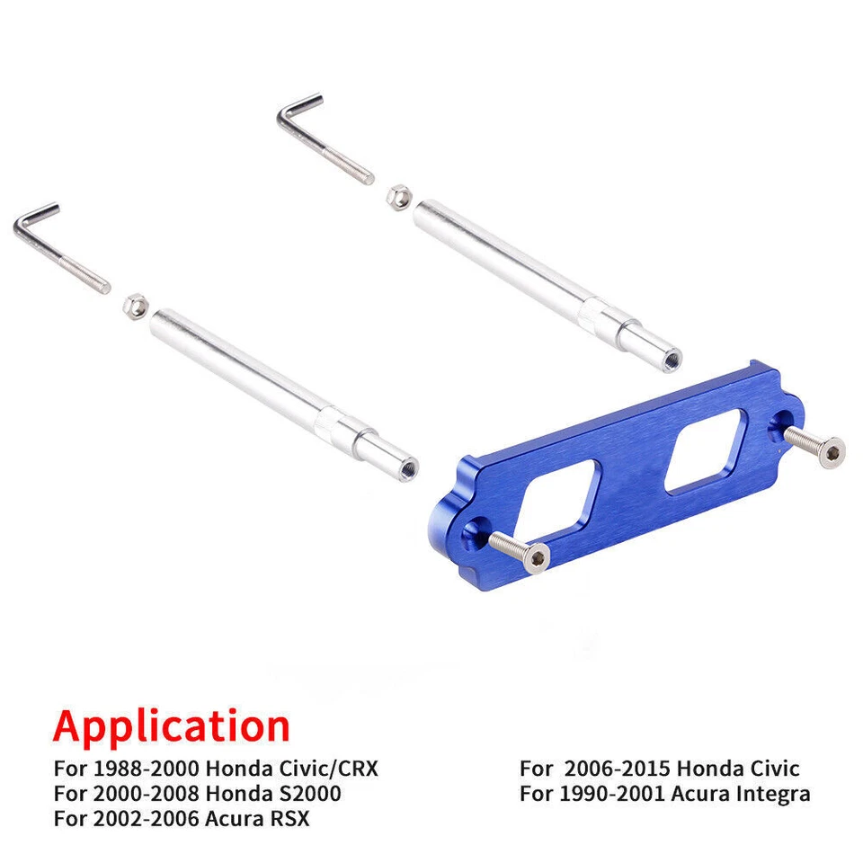 Kit de amarre de batería para Honda Civic para Integra varilla de sujeción con ganchos de bandeja💖 Foto 4 de 4