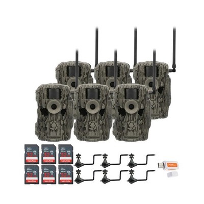 Stealth Cam 36MP Fusion Max Trail Camera 6 Pack Memory Card Bundle