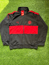 PUMA Manchester City Trainingsjacke Schwarz/R...