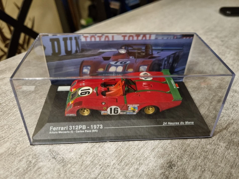 altaya 1/43 24 heure du mans ferrari 312B 1973 occasion sans fasicule - Photo 1/1