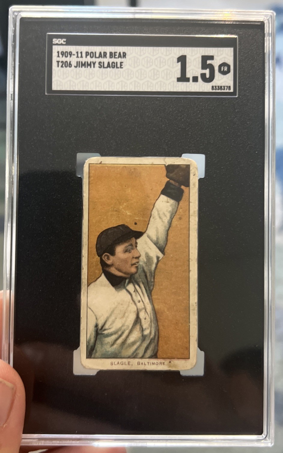 1909-11 T206 Jimmy Slagle Polar Bear
