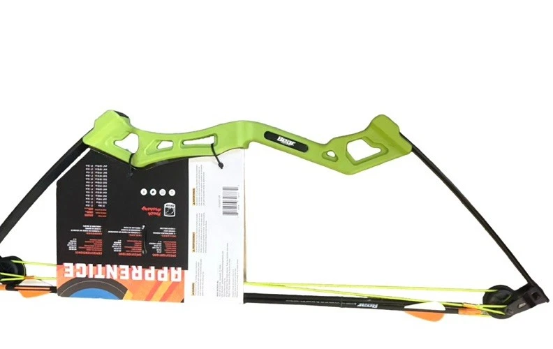 NUEVO JUEGO DE ARCO JUVENIL OSO APRENDIZ DERECHO CON 2 FLECHAS Y REPOSAFLECHAS FLO VERDE EDADES 4-7 Foto 2 de 4