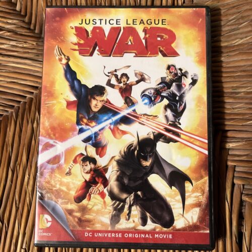 Liga de la Justicia: Guerra (DCU) (DVD, 2014) Superman Batman Mujer Maravilla Flash - Imagen 1 de 4