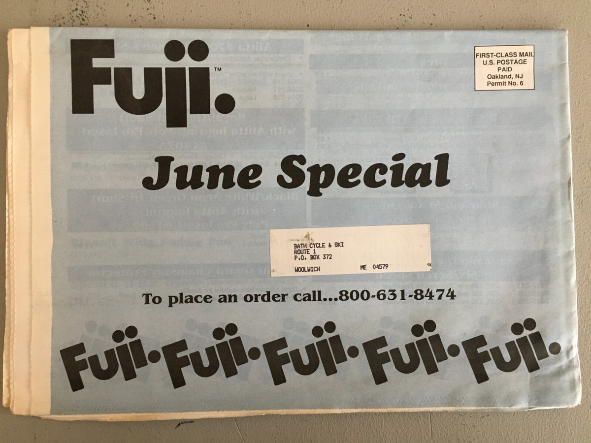 Vintage Fuji Bicycle Catalog Newsletter 1990 | eBay