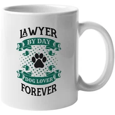 Lawyer Dog Lover Coffee & Tea Gift Mug