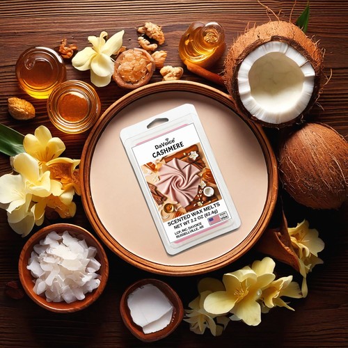 Wax Melts Variety Pack Teakholz Mahagoni Bergamotte Kaschmir Hot Cocoa Marshmallow - Bild 6 von 16