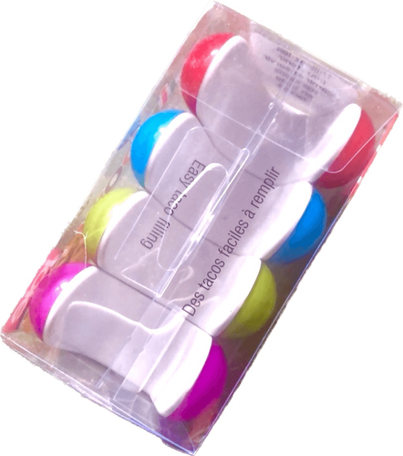 NWT JOIE Gorgeous 4pcs Rainbow taco holders Set Porte Tacos BOA Free - Picture 6 of 12
