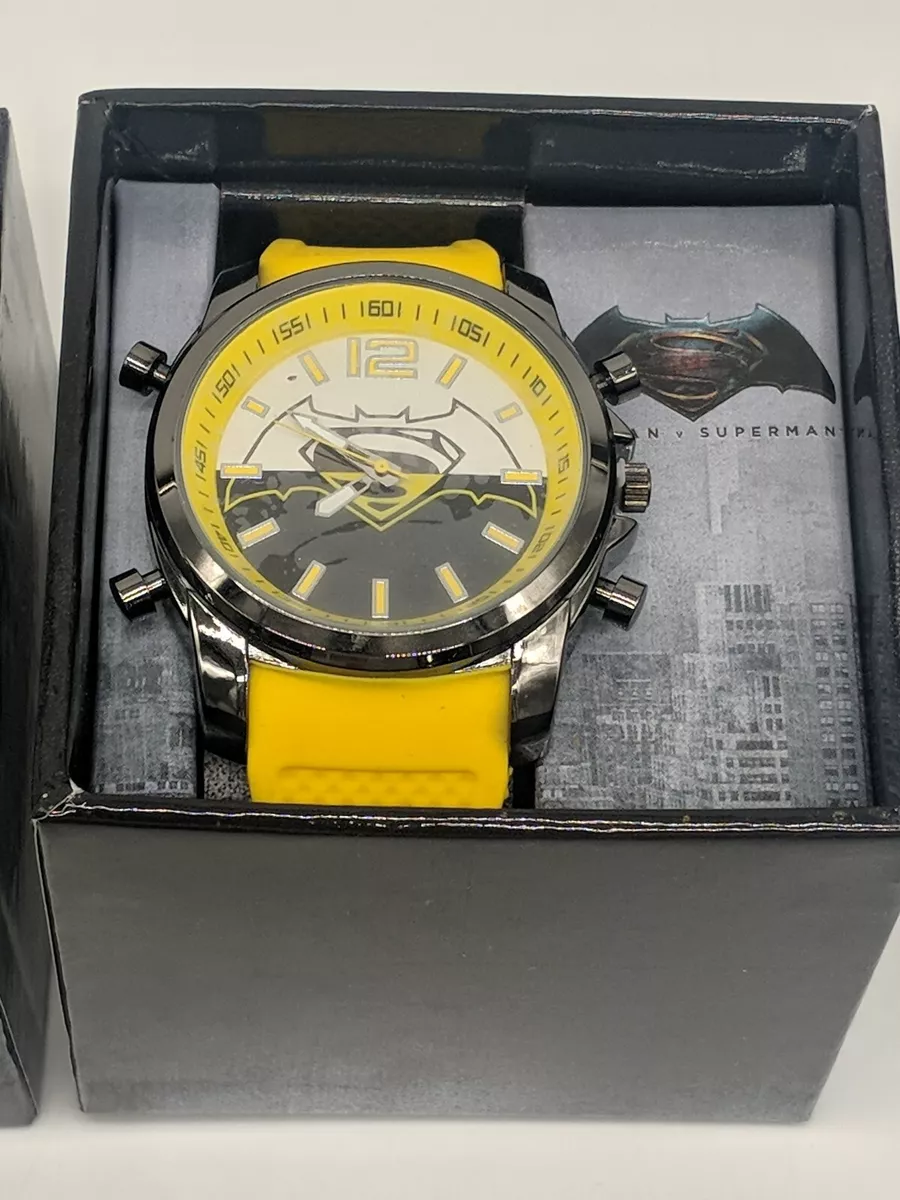 Montre Batman vs Superman tui de collection adulte par Accutime Dawn of Justice