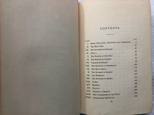 Raro Antico Libro Oscar Browning Charles XII of Sweden 1899 - Bild 7 von 12