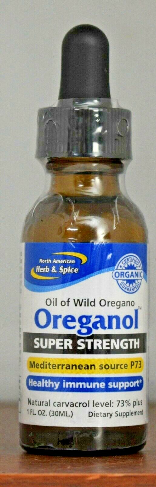 OREGANOL Oil of Oregano P73 SUPER STRENGTH 1 FL Oz North American Herb