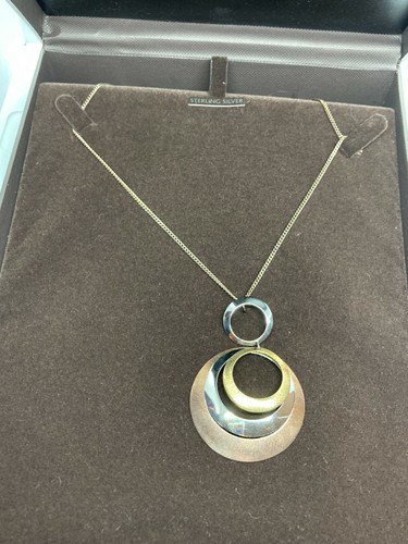 BOXED BEAVERBROOKS STERLING SILVER GOLD 