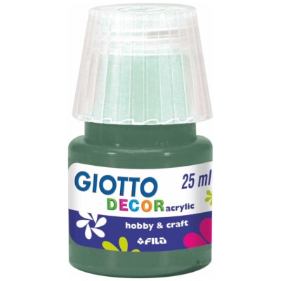 GIOTTO Acrylfarbe Künstlerfarbe 25ml mit Schraubverschluss [Farbe wählbar]