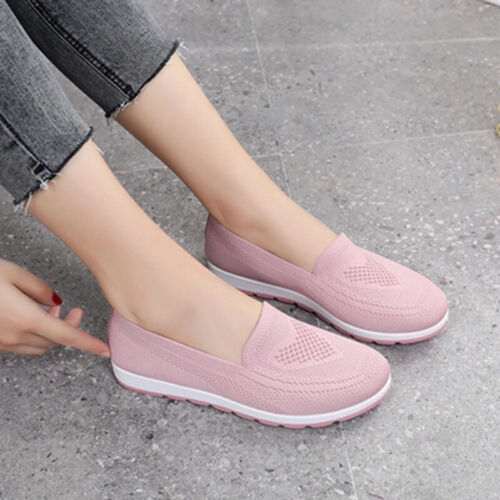women's summer sneakers slip on flat shoes Women's Casual Loafers walking shoes - Picture 25 of 28