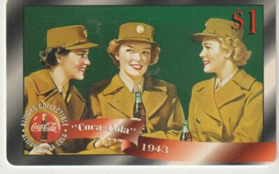 Telefonkarte Coca Cola Sprint Phone Card 1$ unbenutzt