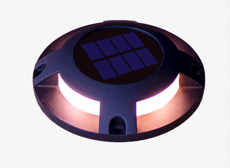 FARETTO LED FOTOVOLTAICO 5LM SEGNAPASSO CARRABILE CALPESTABILE IP67 4000K 190ce