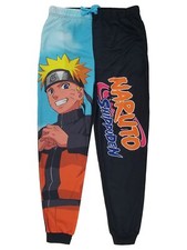 Naruto Shippuden Mens Anime Graphic Jogger Style Sleep Pants Pajama Bottoms