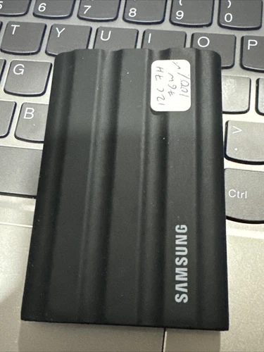Samsung Black SSD T7 Shield 1TB external SSD 100% good health tested
