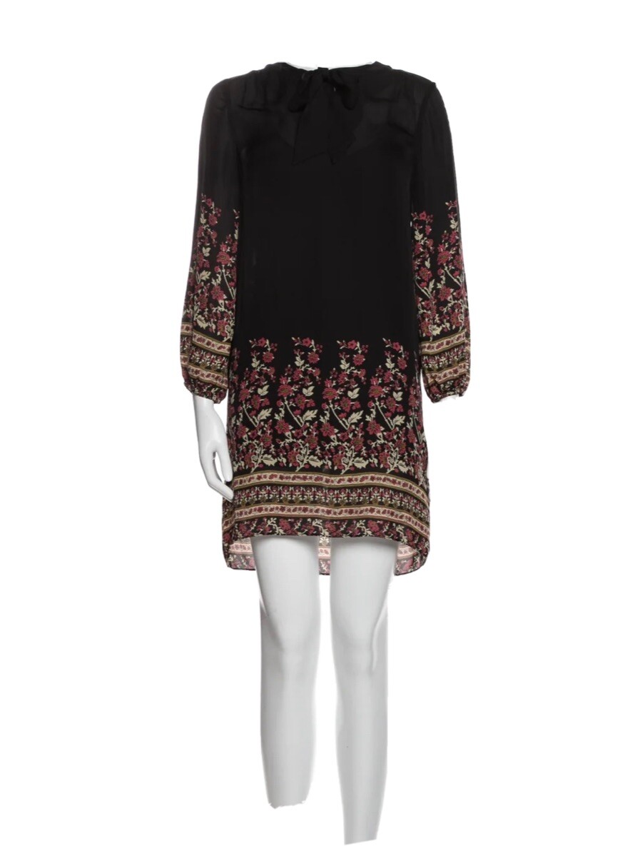 NWT • Joie • Designer Riva Floral Silk Mini Shift Dress • XS • $368 | eBay