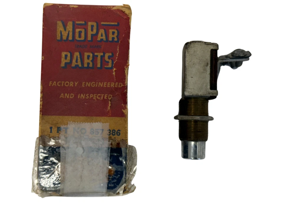1934-1941 Dodge Desoto Chrysler Push Button Starter Switch 857386 NOS - Image 2 of 4