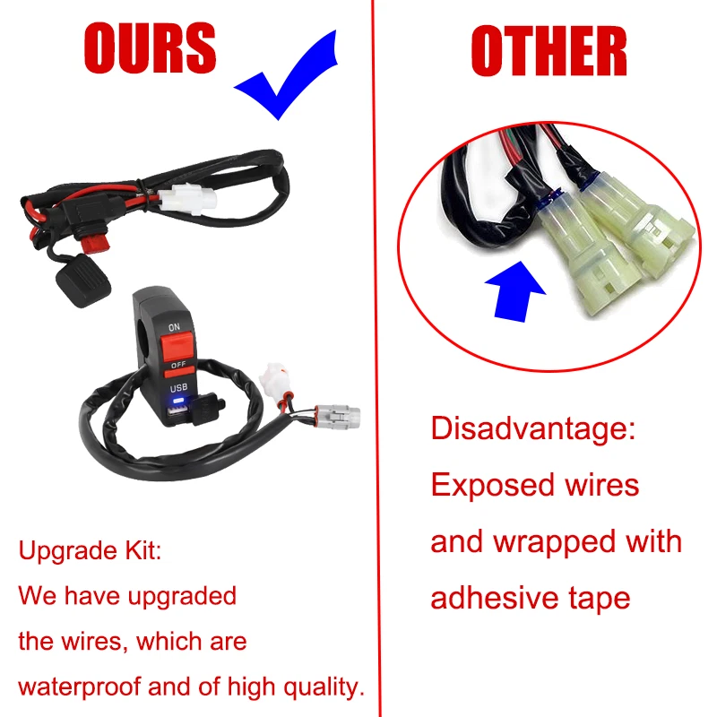 Led Headlight Light Bar Lighting Upgrade Kit For Honda CRF110 CRF250F R CR125R - Image 2 of 4