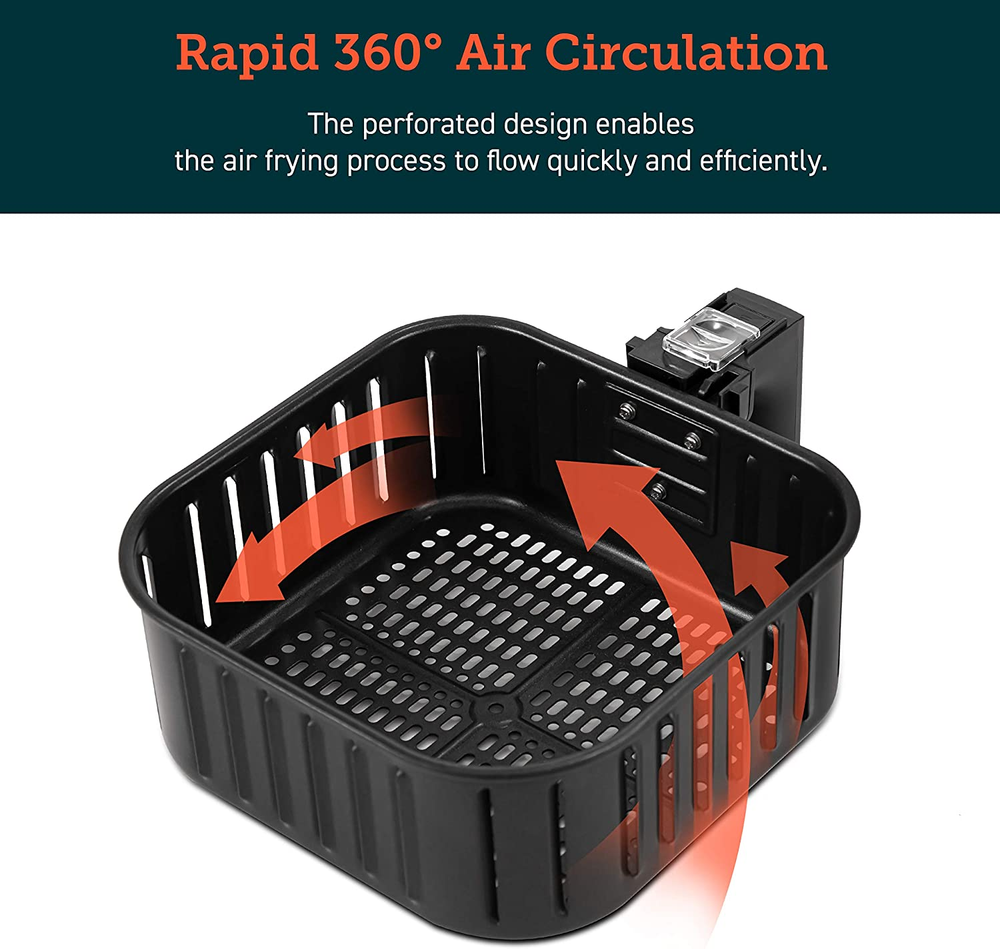 Original 5.8QT Replacement Basket for CP358-AF CS358-AF Air Fryer Accessories