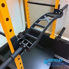 New Curved Cambered Olympic Multi-Grip Swiss Specialty Barbell Bar + FREE CLAMPS